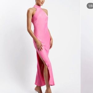 MESHKI NEVER WORN SILK LONG DRESS- SIZE S